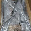 Heavy Duty Clothes Rack Load 450 LBS, Metal Garment Rack, Standing Rolling Clothing Rack for Hanging Clothes with Sturdy Wheels & Shelves, Portable Closet Wardrobe Rack,Sliver