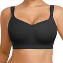 FeelinGirl Full Coverage Bras for Women No Underwire Push Up Seamless Everyday Bra Suitable for Large Bust Up to G Cup, XL