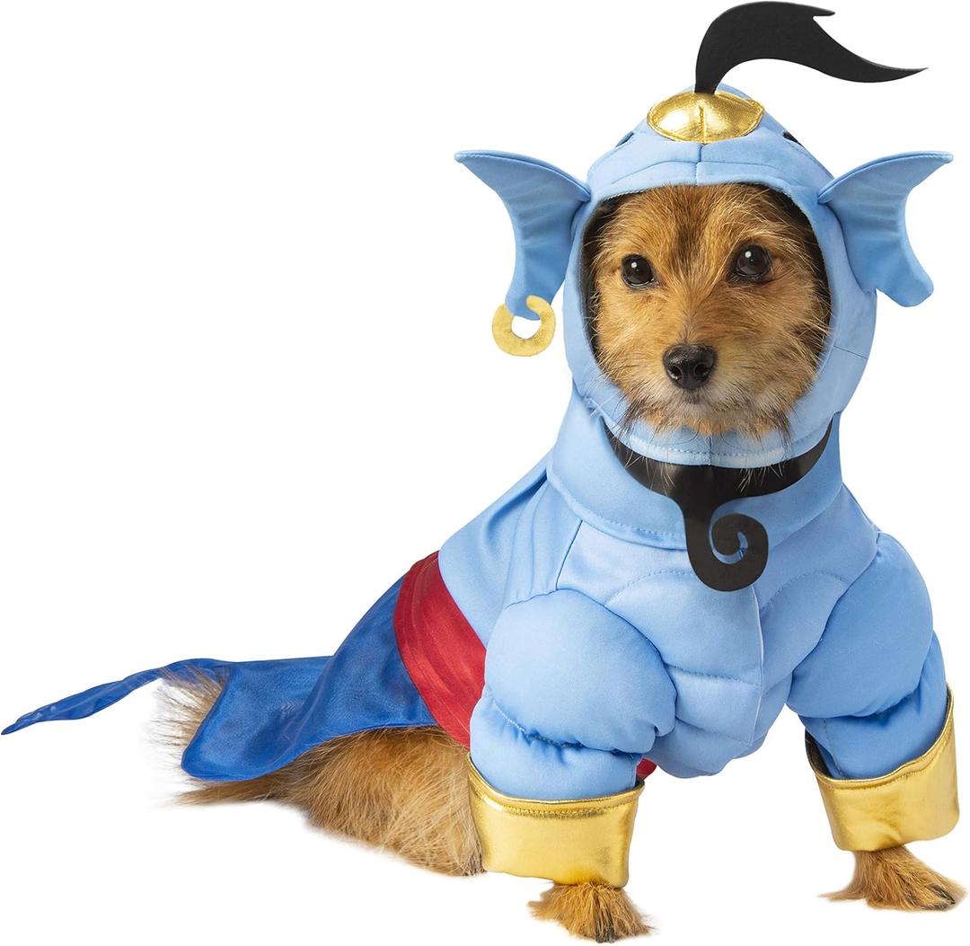 Rubies Disney Aladdin Pet Costume, Genie, X-Large for Themed Parties and Halloween (XL)