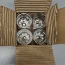 Amazing Abby - Bonita - 130-Ounce Plastic Serving Bowls (Set of 2), 10-Inch Clear Salad Bowl Set, BPA-Free, Shatter-Proof, Dishwasher-Safe, Stackable, Great for Salad, Fruit, Cereal, Snack, and More