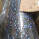 Amazon Basics High Density Foam Roller for Exercise and Recovery, 24 Inches, Blue Speckled