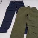 Real Essentials Boys Fleece Jogger Sweatpants, L, Pack Of 3
