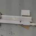 No Tools No Drill 1" Cordless Mini Blinds, Horizontal Light Filtering Blind, Vinyl Blinds for Indoor Windows 35" W x 36" H, White.