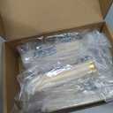 homdiy 10 Pack Adjustable Brushed Brass Cabinet Pulls 1" to 4" (25-102mm) Adjustable Hole Distance Drawer Pulls