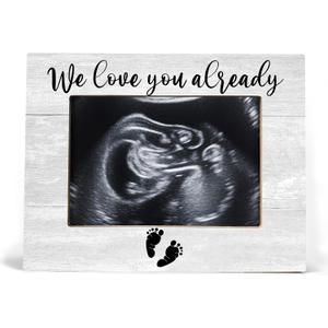 Baby Ultrasound Picture Frame, We Love You Already, Pregnancy Gifts for Expecting Mom, Pregnancy Announcement for Grandma, Pregnancy Announcement, Nursery Decor, Photo Frame 8x10