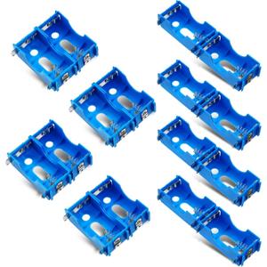 LEIFIDE 16 Pieces D Cell Battery Holder Series or Parallel Storage D Size Battery Case Physical Science Plastic D Battery Holder Box Container, Blue