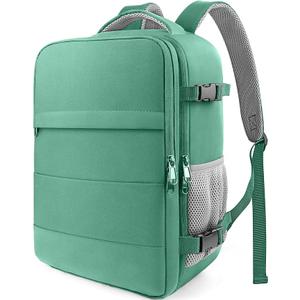 HOTOR Travel Backpack - Flight Approved Travel Bag for Men and Women, Carry on Luggage for 15.6" Laptop and Travel Essentials for Work, Business, Weekender, College 12.8"x8.3"x18.5" ( Dark Green) (Large)