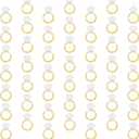 2 x Pajean 8 Pcs Bachelorette Party Decorations Glitter Gold and Silver Diamond Ring Banner Engagement Party Decorations Bachelor Hanging Streamers for Bride to Be Decor Bridal Shower Photo Props Supplies