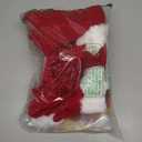 Boys Santa Costume 6PCS Child Kids Velvet Santa Claus Costume for Boys Christmas Suits