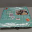 30X 10X Extra Large Floor Magnifying Glass with Light and Stand,60 LED Flexible Gooseneck Floor Magnifying Lamp with 5 Color Modes, 2-in-1 Lighted Magnifiers for Close Work, Sewing,Crafts, Painting (Black)