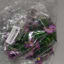 2 Pcs Candle Rings Artificial Hydrangea Eucalyptus Wreaths Small Boho Wreath Pillar Candle Holder for Summer Farmhouse Wedding Home Door Tabletop Cabinet Decoration (Purple)