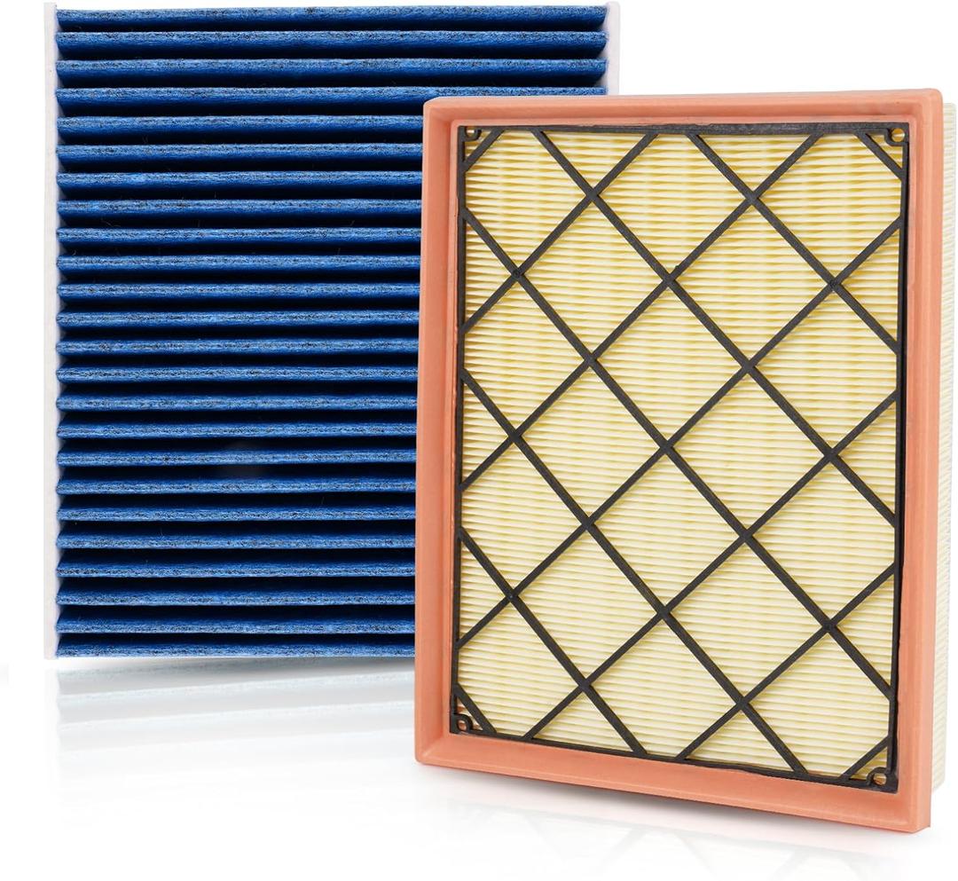 Cabin & Engine Air Filter Fits for Escape 2020-2026 1.5L/2.0L; Bronco Sport 2021-2026 1.5L/2.0L; Maverick 2022-2026 2.0L; Corsair 2020-2026 2.0L/2.3L Air Filter Replacement CF12772 JX6Z9601A