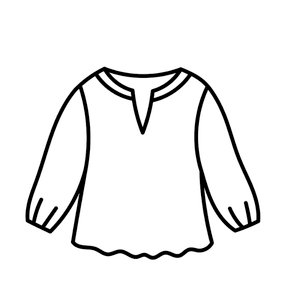 Women Blouse Blue, Large