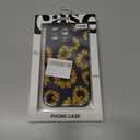 Case for iPhone 16 Pro [Compatible with MagSafe] Built in Magnetic Cute Girly Sleek Print Boho Aesthetic Style Design for Women Girls Flowers Floral Sunflower Soft TPU Protective Shockproof Black