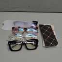 SIGVAN Progressive Multifocus Reading Glasses for Women Men Blue Light Blocking Spring Hinge Computer Multifocal Readers (4 Mix)