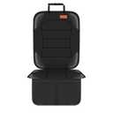 Siivton Car Seat Protector for Child Car Seat,Waterproof Car Seat Cover for Leather and Fabric Seats, 2 Mesh Pockets, Non-Slip Bottom,Thick Padding Cushion