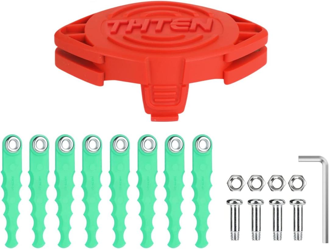 THTEN SF-080 Trimmer Blades Head Compatible with Black & Decker GH3000 LST540 GH3000R LST540B Edger Grass Trimmers 18 Pack