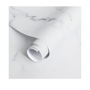 Oxdigi Marble Contact Paper 24" x196" for Kitchen Countertop Cabinet Shelf Door Self-Adhesive Film Peel & Stick Wallpaper Waterproof Removable (Matt White B)