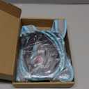 haapaw Dog Harness with Leash Set, No Pull Adjustable Reflective Step-in Puppy Harness with Thickened Padded Vest for Dogs, Large (Grey / Blue)