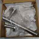 NearMoon 4 Pieces Bath Hardware Set, Include Hand Towel Ring, Toilet Paper Holder and 2 Robe Towel Hooks, Stainless Steel Bathroom Accessories Wall Mounted (Brushed Nickel)