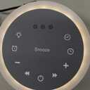 Dreamegg D1+ Sound Machine & Alarm Clock - Sound Machine for Sleep, White Noise Machine with 29 Soothing Sounds, Night Light, 0-100% Dimmable, White Noise Alarm Clock for Bedrooms Adults Baby, Black