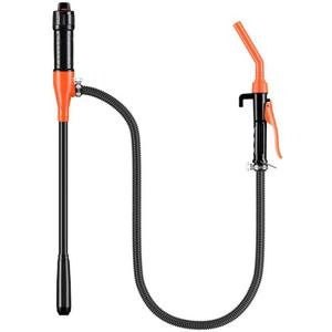 Electric Fuel Transfer Pump Powered, 3GPM Portable Fluid Transfer Siphon Pump with Oil Pipeline
