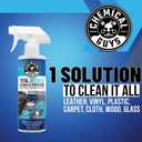 Chemical Guys Total Interior Cleaner & Protectant Interior Cleaner, Cleans & Protects Leather, Vinyl, Plastic, Rubber, Glass with a Streak-Free Finish Cars, Trucks, SUVs, RVs, 16 oz