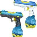 2 Pack Super Soaker Electric Water Guns - High Capacity, Long Range Up to 28-32ft, Powerful Rapid-Fire, Fully Automatic, Perfect for Kids and Adults, Ultimate Summer Outdoor Water Battle Fun