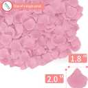 1000 Pcs Artificial Fake Rose Petals,Flower Petals for Romantic Night, Engagement, Party, Wedding, Event Flower Decorations, in Bulk(Pale Pink)