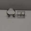 Hair Dryer Holder, Hair Tool Organizer, Stainless Steel Blow Dryer Holder Wall Mounted, Adhesive Straightener Holder, Bathroom Hair Care Styling for Flat Iron,Curling Iron,Hairdryer (Silver)