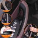 4PCS Car Door Pull Cover Fit for BMW X3 G01 2018-2023, X4 G02 2019-2024 Interior Door Handle Protective Decorate Covers 20i 30i 30e (Black)