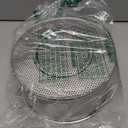 Pasta Strainer Set of 2, Stainless Steel Noodle strainer, 18cm with Removable Handle Metal Pasta Strainer Basket Deep Fryer Basket, Kitchen Colander for Washing Draining Deep-frying Boiling Steaming