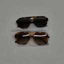 livho Trendy Polarized Square Aviator Sunglasses Women Men Square Eyewear Frame, Retro Sun Glasses for Women Men 2025 Shades