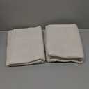 Natural Linen 50x84 Inch Tab Top Set of 2  Flax Farmhouse Drapes for Living Room & Bedroom  Taupe Window Panels  Rustic Neutral Decor  Thanksgiving & Holiday Ready