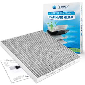 MERV 13 Cabin Air Filter with Activated Carbon, CF11819(CP819) for Hyundai Sonata,Azera, Kia Cadenza,Optima,Sedona, GMC Terrain, Chevy Equinox