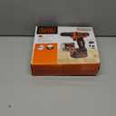 BLACK+DECKER 12V MAX Cordless Drill/Driver, Battery and Charger Included (BDCDD12C)