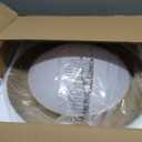 ZUYURT Dimmable Mid Century Modern Ceiling Light,5CCT LED Black and Gold Semi Flush Mount Ceiling Lighting, for Kitchen Bedroom Hallway Bathroom 2700K-6000K 15.75 in