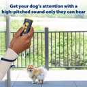 PetSafe Collarless Trainer Ultrasonic Bark Deterrent Handheld Anti Bark Device High-pitched Sound, Flashing Light and Variable Tone Rechargeable Battery Flashlight Wrist Strap