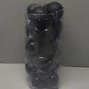 Emopeak 24Pcs Christmas Balls Ornaments for Xmas Tree - 2.5 Inch Shatterproof Christmas Tree Decorations Hanging Ball for Holiday Wedding Party Decoration Black