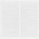 EZ-FLO 16 x 16 Inch (Duct Opening) Return Air Vent Cover for Wall or Ceiling, Solid Steel Return Air Grille, HVAC Vent Cover, White, 61641