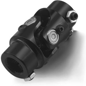 3/4-30 Spline X 3/4" DD Black Steering Universal Joint Single U Joint Shaft