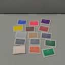 Lsushine Craft Ink Pad Stamps Partner DIY Color,15 Color Craft Ink Pad for Stamps, Paper, Wood Fabric (Pack of 15)