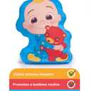 WOW! STUFF CoComelon Toys JJ Musical Sleep Soother | Pre-School Learning Toy That Plays 6 Bedtime Songs Plus Night Light | for Toddlers, Girls and Boys | Ages 2, 3, 4 and 5