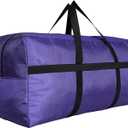 DoYiKe Extra Large Storage Duffle Bag with Zippers and Handles, Big Foldable Duffle Bag for Travel Medium-31.5"(L) X 11.8"(W) X 16.5"(H)