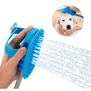 Pet Shower Sprayer | Indoor/Outdoor Dog & Cat Hand Shower | Aqua Shower with Scrubber | All-in-One Grooming Tool and Massager