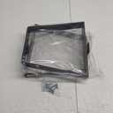 10 Inch Trapezoid Table Legs Black, DIY Furniture Metal Legs for Coffee Table, Bench Stool Cabinet Furniture Feet - Set of 2