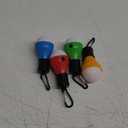 Portable LED Tent Lamp, Clip Hook Hurricane Emergency Light Bulb, Camping Equipment Lanterns for Hiking, Backpacking Outage, B-CLOSED-HOOK, 4 Packs