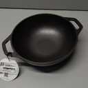 Lodge 9 Inch Cast Iron Mini Wok w/Loop Handles