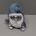 8'' Cute Shark Cat Plush Toy Fried Shrimp Cat Stuffed Animal Plushies Doll,Soft Stuffed Shark Kitten Pillow Christmas Birthday Gifts for Kids Boys Girls (Grey Blue+Dazzling Gold)