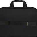 Amazon Basics Laptop Tablet Carrying Case with Shoulder Strap and Grab Handles, 14-inch, Black, Compartments for Storage